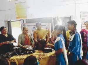Woolen Clothes Distribution in Schools
