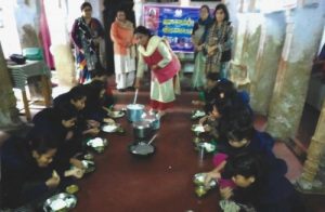 Free Food Distribution in Local School